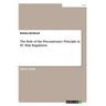 The Role of the Precautionary Principle in EU Risk Regulation