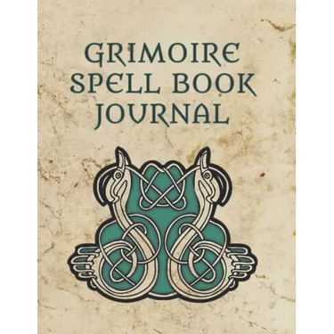 Grimoire Spell Book Journal: Large Grimoire Medieval Witchcraft Spells And Book Of Shadows Record Gift Celtic