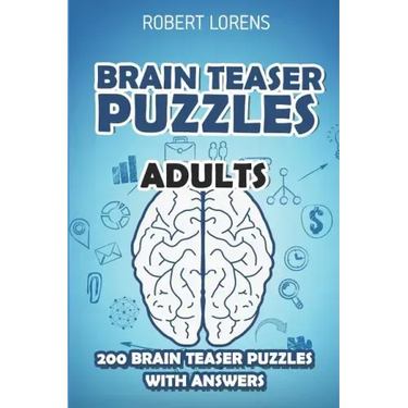 Brain Teaser Puzzles Adults: Walls Puzzles - 200 Brain Puzzles with Answers
