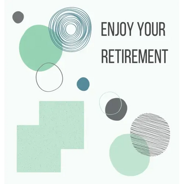 Happy Retirement Guest Book with lined pages (hardback)