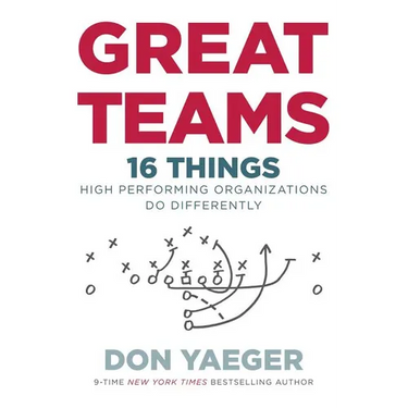 Great Teams: 16 Things High Performing Organizations Do Differently