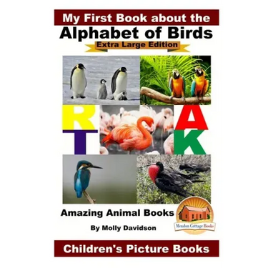My First Book about the Alphabet of Birds - Extra Large Edition - Amazing Animal Books - Children's Picture Books
