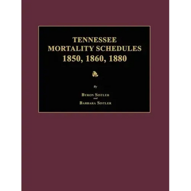 Tennessee Mortality Schedules 1850, 1860, 1880