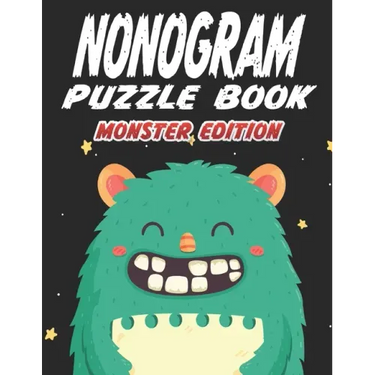 Nonogram Puzzle Book Monster Edition: 45 Multicolored Mosaic Logic Grid Puzzles For Adults and Kids