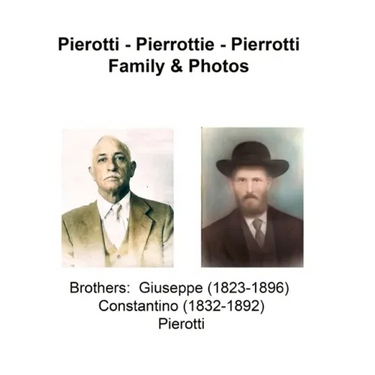 Pierotti - Pierrottie - Pierotti Family & Photos