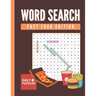 Fast Food Word Search: Large Print Word Search Puzzle Book for Adults and Kids, 30+ Fun Fast Food Themed Word Find Activities with Solutions