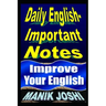 Daily English Important Notes: Improve Your English