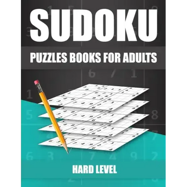 Sudoku for Adults: Hard Sudokus puzzles book for adults With Full Solutions
