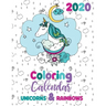 2020 Coloring Calendar Unicorns & Rainbows