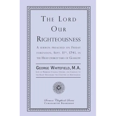 The Lord Our Righteousness