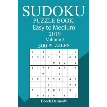 300 Easy to Medium Sudoku Puzzle Book 2019