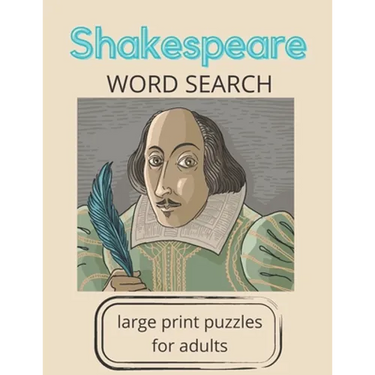 Shakespeare Word Search: large print puzzles for adults
