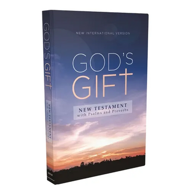 Niv, God's Gift New Testament with Psalms and Proverbs, Pocket-Sized, Paperback, Comfort Print