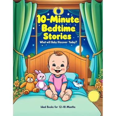 10-Minute Bedtime Stories: Ideal Books for 12-18 Months