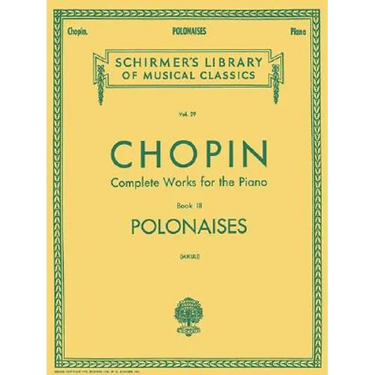Polonaises: Schirmer Library of Classics Volume 29 Piano Solo