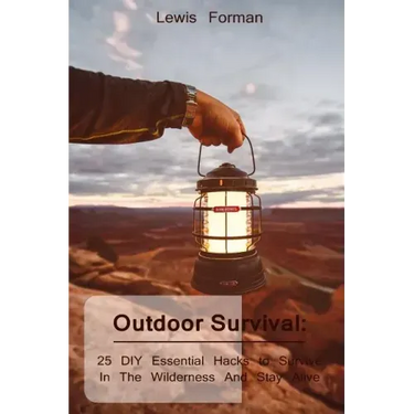 Outdoor Survival: 25 DIY Essential Hacks To Survive In The Wilderness And Stay Alive: (Survival Guide, Outdoor Survival Skills, How To Survive)