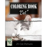 Kittens Cat Sketch Gray Scale Photo Adult Coloring Book, Mind Relaxation Stress Relief: Just added color to release your stress and power brain and mi