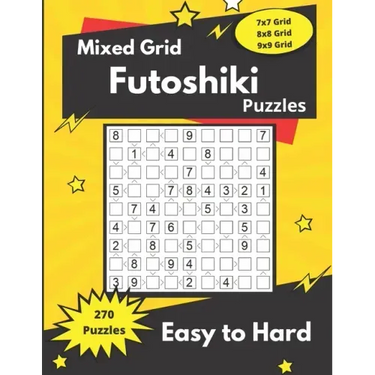 Mixed Grid Futoshiki Puzzles: Futoshiki logic puzzles for adults