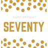 Happy 70th Birthday Guest Book (Hardcover): Happy 70th Birthday Guest book, party and birthday celebrations decor, memory book, 70th birthday, happy b