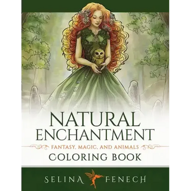 Natural Enchantment Coloring Book - Fantasy, Magic, and Animals