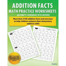 Addition Facts Math Practice Worksheet Arithmetic Workbook With Answers: Daily Practice guide for elementary students