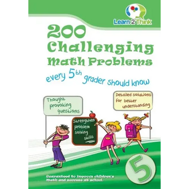 200 Challenging Math Problems every 5th grader should know