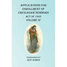 Applications For Enrollment of Chickasaw Newborn Act of 1905 Volume IV