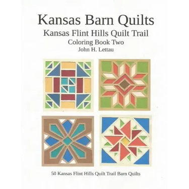 Kansas Barn Quilts Coloring Book Two