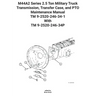 M44A2 Series 2.5 Ton Military Truck Transmission, Transfer Case, and PTO Maintenance Manual TM 9-2520-246-34-1 With TM 9-2520-246-34P