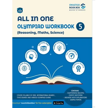 All in One Olympiad Workbook for Reasoning, Maths & Science - Class 5