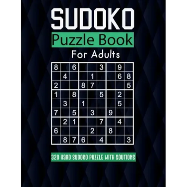 Sudoko PUZZLE FOR ADULT: 320 Extremely Hard Sudoko Puzzle Book, Solutions are included.: sudoko puzzle book for adults large print: 8,5*11 in,1