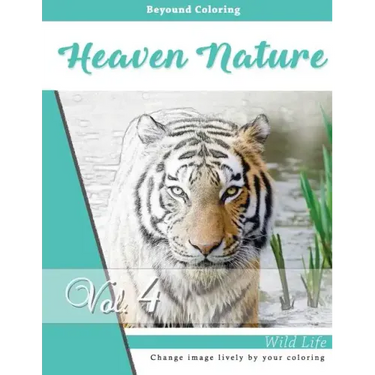 Mystery Wild Animals: Grayscale Photo Adult Coloring Book of Animals, Relaxation Stress Relief Coloring Book: Series of coloring book for ad