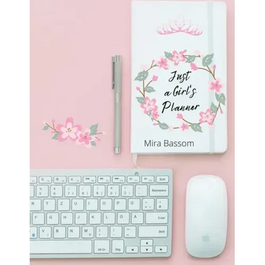Just a Girl's Planner: 12-month Daily Planner (8.5 x11) January to December Monthly Calendar Diary Organize Your Schoolwork and Activities Bi
