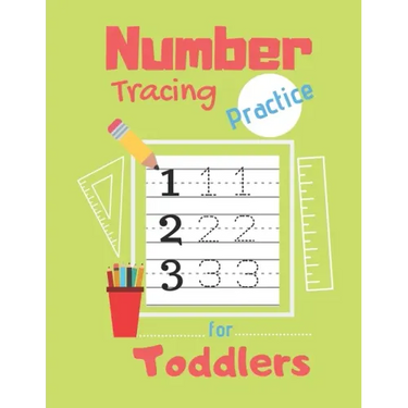 Number Tracing Practice for Toddlers: 80 Pages of Tracing Practice for Kids - Learn How to Write Numbers - Ages 3-5