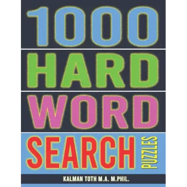 1000 Hard Word Search Puzzles: Fun Way to Occupy Yourself