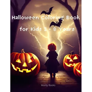 Halloween Coloring Books for Kids 3-8 Years: For boys and girls who enjoy the Halloween party