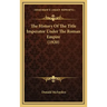 The History Of The Title Imperator Under The Roman Empire (1920)