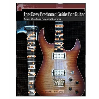 The Easy Fretboard Guide For Guitar: Easy to read patterns superimposed over the entire fret board. Learn All The Diatonic Patterns to scales, chords