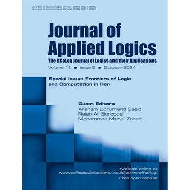 Journal of Applied Logics. The IfCoLog Journal of Logics and their Applications. Volume 15, issue 5, October 2024. Special Issue: Frontiers of Logic a