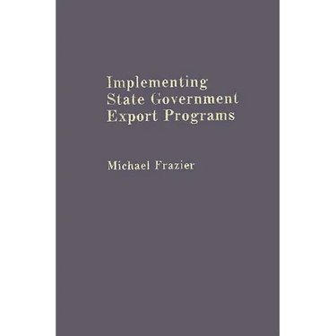 Implementing State Government Export Programs