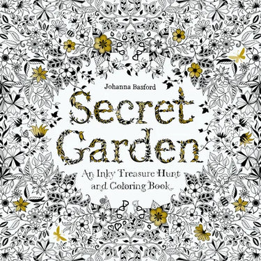 Secret Garden: An Inky Treasure Hunt and Coloring Book for Adults