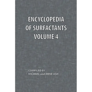Encyclopedia of Surfactants Volume 4