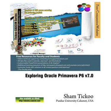 Exploring Oracle Primavera P6 v7.0