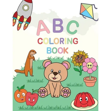 ABC coloring book: 2020 The letters A-Z fun with black and white Alphabet coloring book for kids ages 2-4 (Kids coloring activity books)