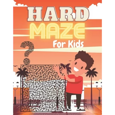 HARD MAZE For Kids: A challenging and fun maze for kids by solving mazes