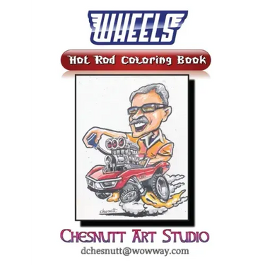 Wheels Hot Rod Coloring Book