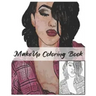 MakeUp Coloring Book: Makeup Face Charts 100 Pages " 8 x 10" 50 Beautiful women faces to Coloring for make up lovers