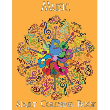 Adult Coloring Books: Music