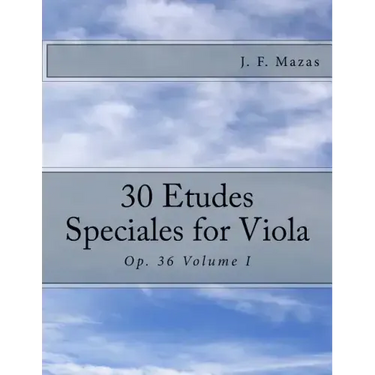 30 Etudes Speciales for Viola: Op. 36 Volume I