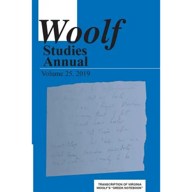 Woolf Studies Annual Volume 25